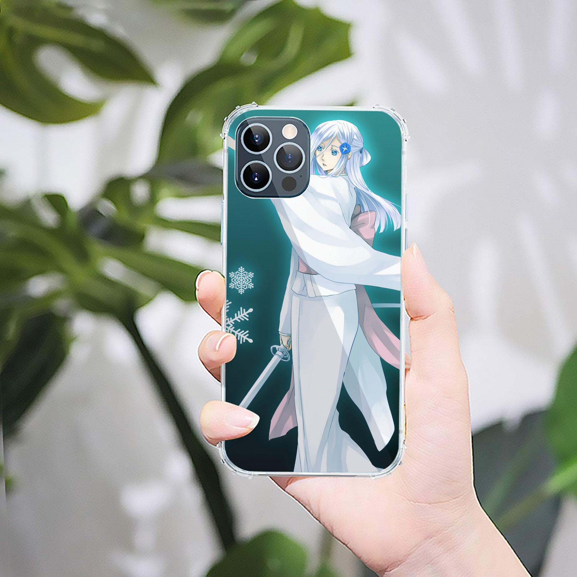 （画像用） ブリーチ BLEACH 【iPhone 12シリーズ対応】透明スマホケース（クリアソフトケース）